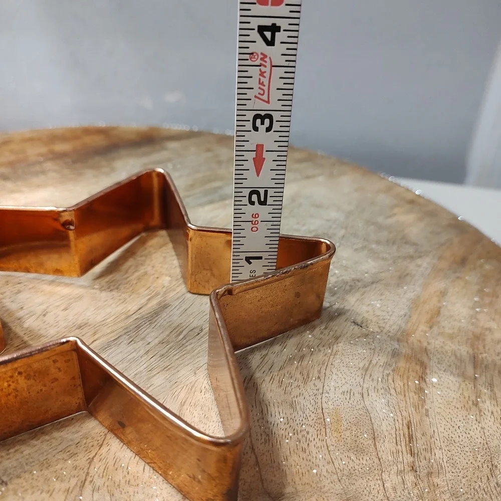 William Sonoma Copper Star Cookie Cutter 6 Inch Cottage Core Holiday Farmhouse‎